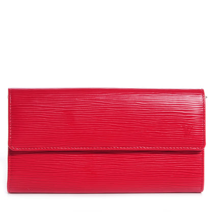 Louis Vuitton Epi Sarah Wallet Red 1 of 7