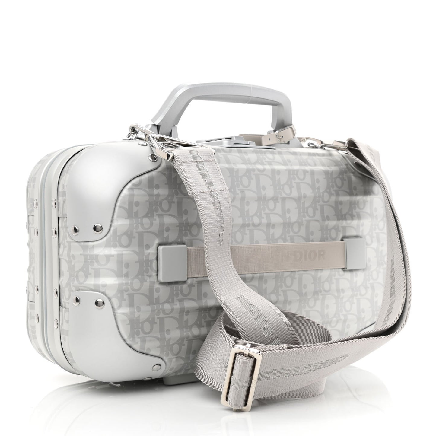 X RIMOWA Aluminum Oblique Hand Case Grey