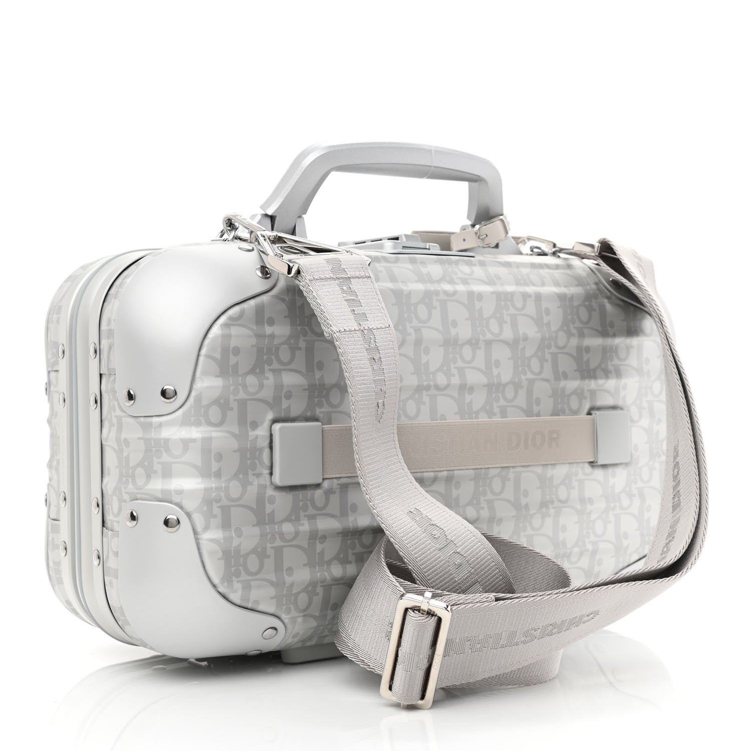 Christian Dior X RIMOWA Aluminum Oblique Hand Case Grey 3 of 9