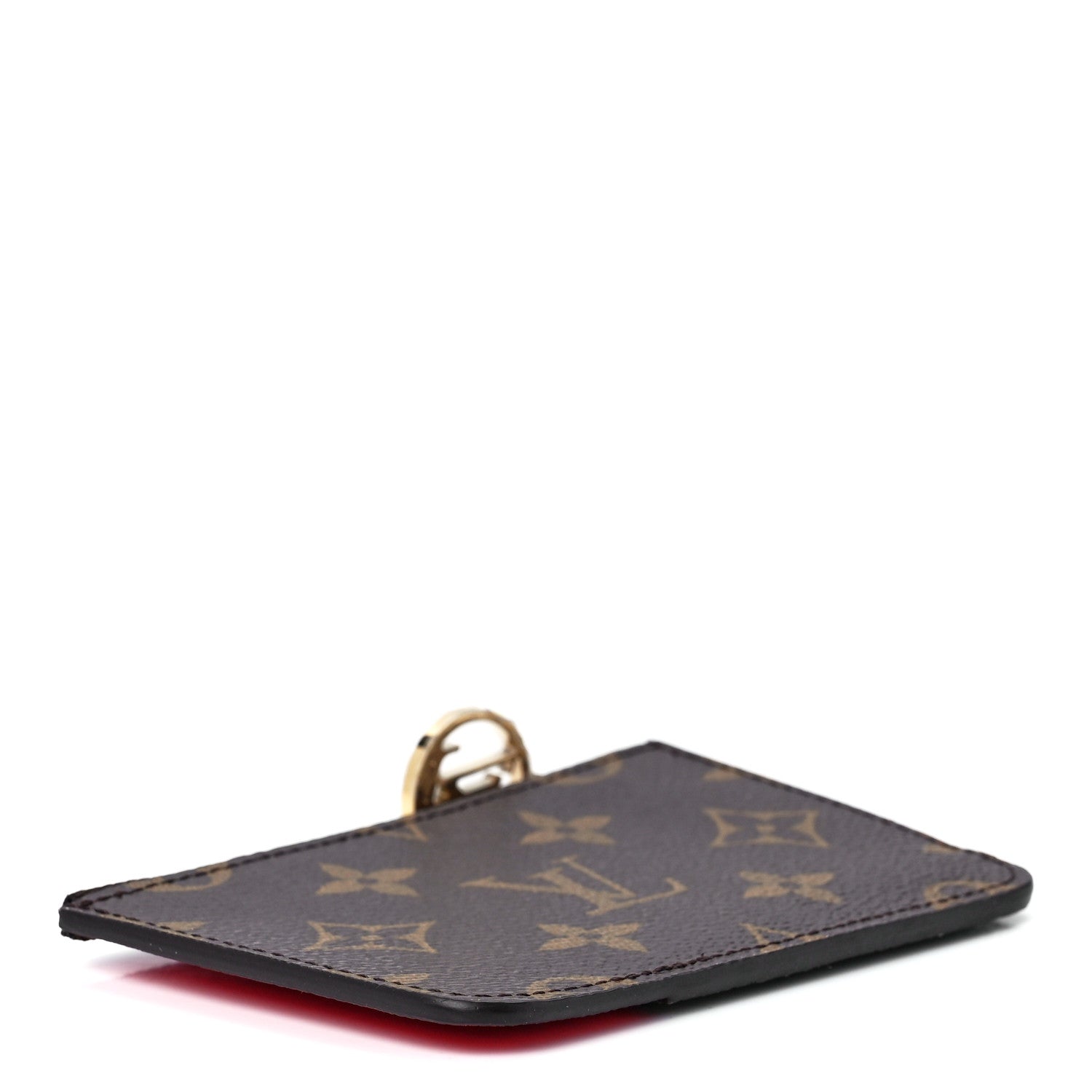 Louis Vuitton Monogram Zipped Romy Card Holder Red 4 of 11