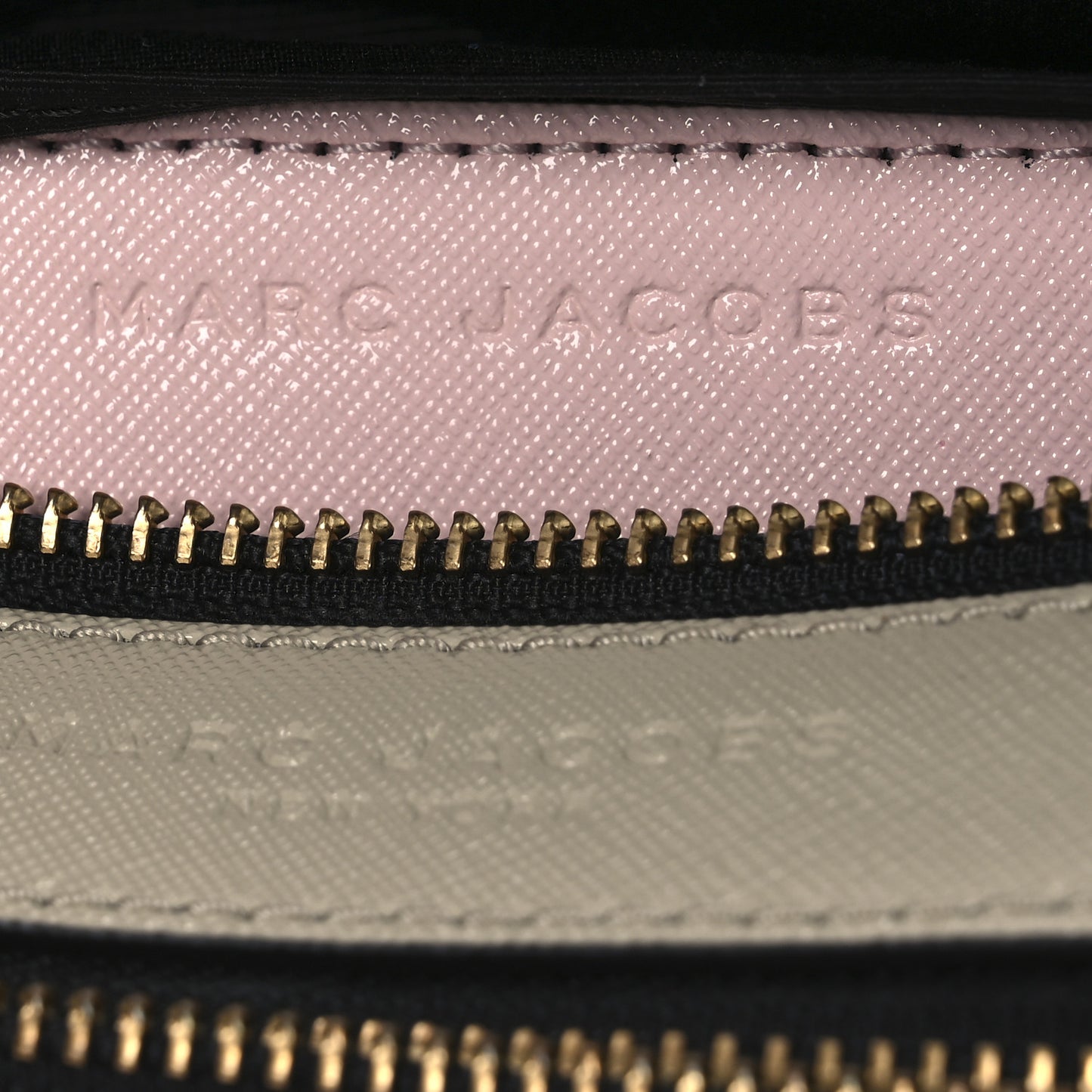 Saffiano Small Snapshot Camera Bag Blush Multicolor