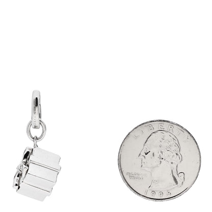 Tiffany Sterling Silver Box Charm Pendant 2 of 6
