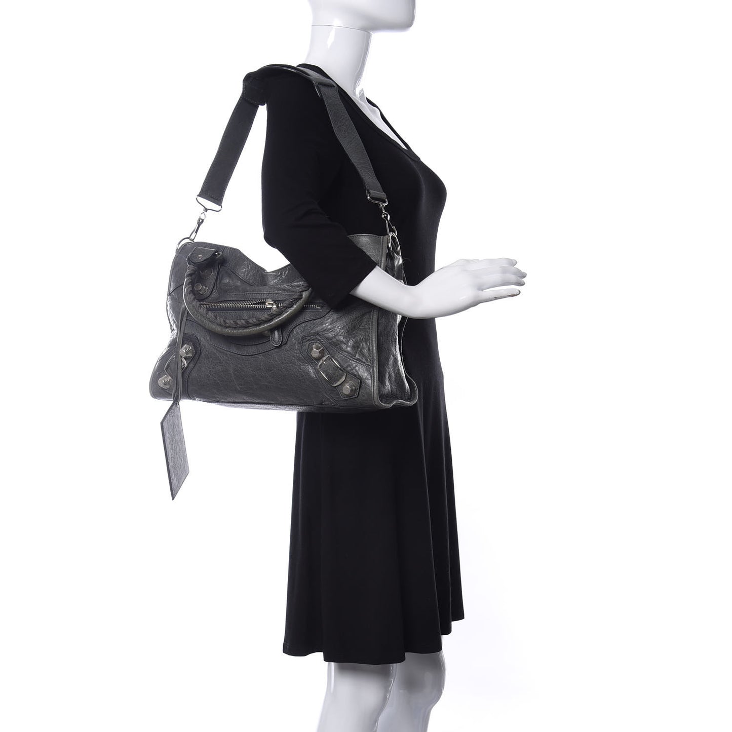 Agneau Giant 21 Silver Hardware City Anthracite