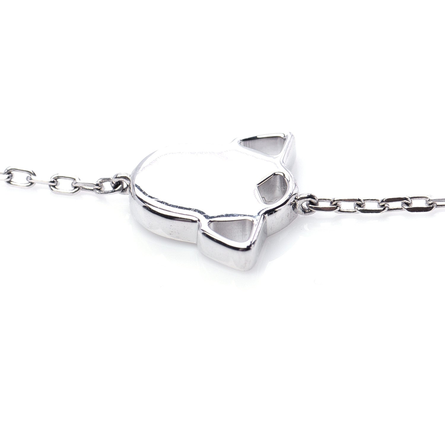 Cartier 18K White Gold Diamond Scarab Bracelet 6 of 6