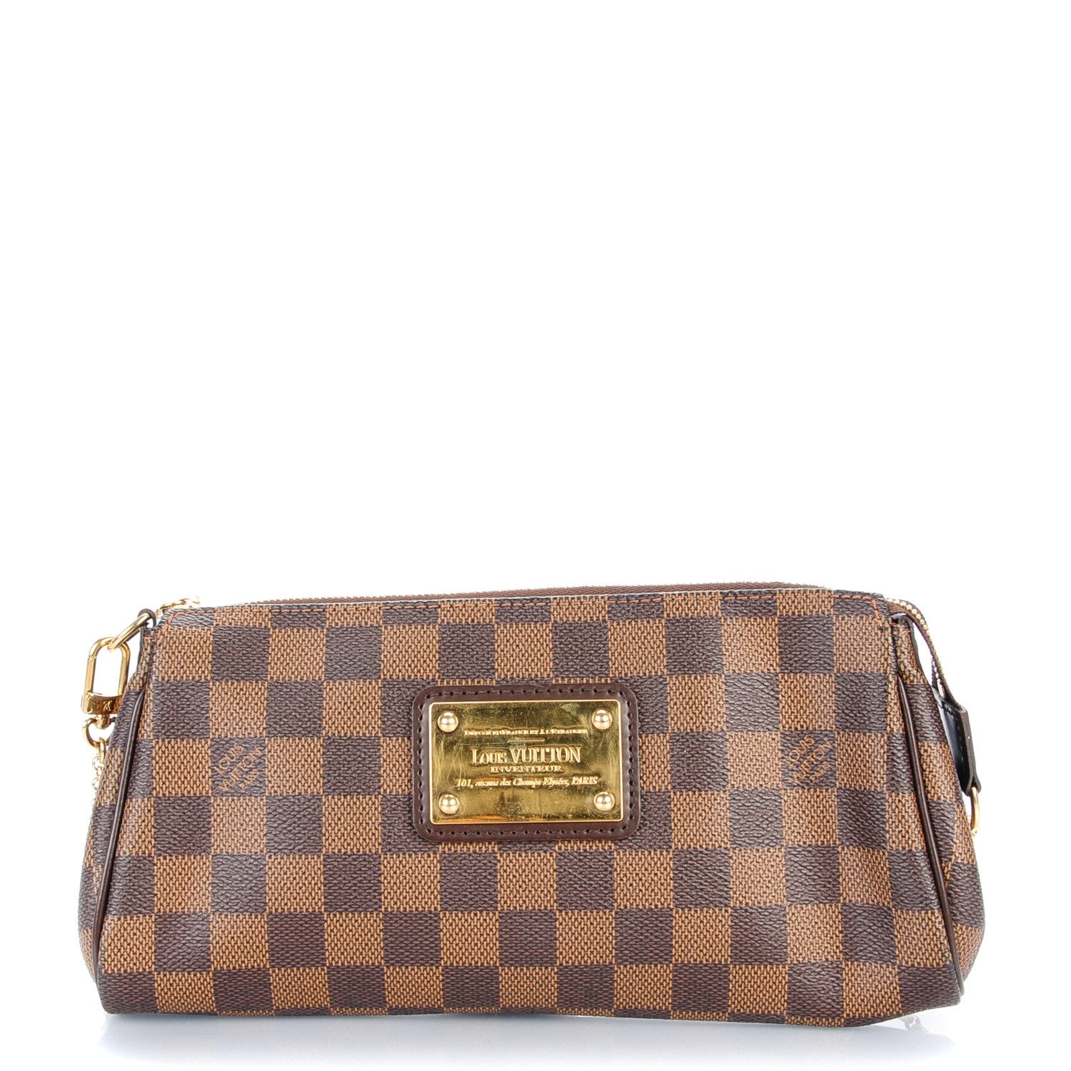 Louis Vuitton Damier Ebene Eva Clutch 1 of 7