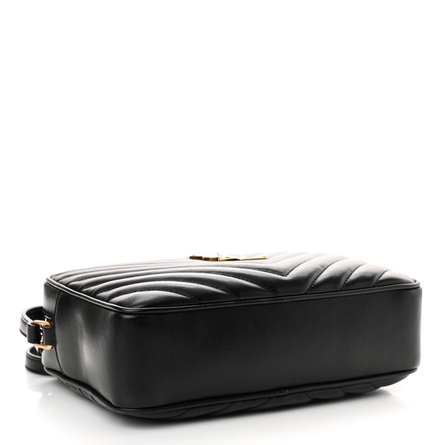 Calfskin Matelasse Monogram Lou Camera Bag Black