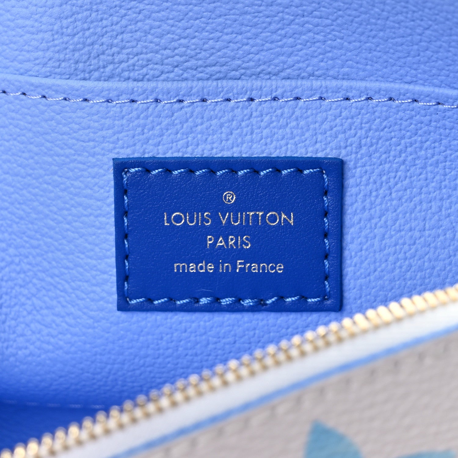 Louis Vuitton Monogram Giant By The Pool Cosmetic Pouch PM Blue 6 of 7