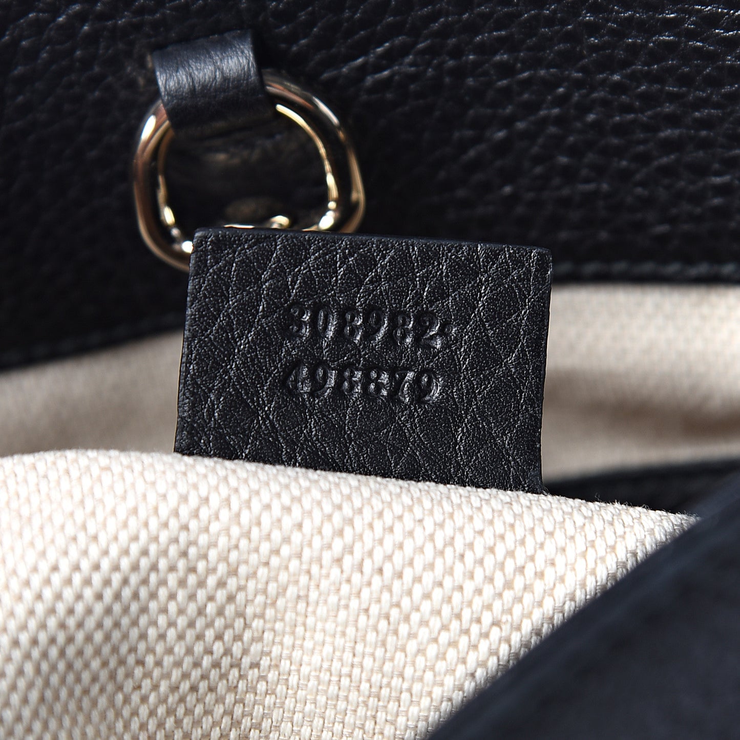 Pebbled Calfskin Medium Soho Chain Shoulder Bag Black
