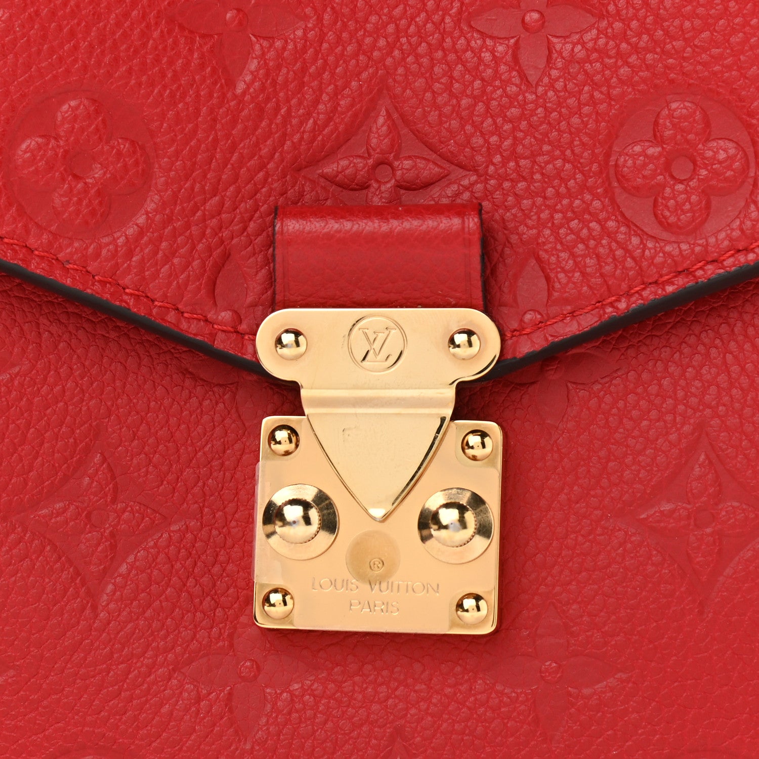 Louis Vuitton Empreinte Pochette Metis Scarlet 8 of 10