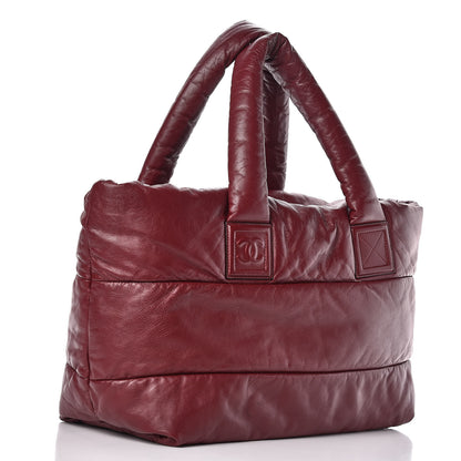 Chanel Lambskin Quilted Medium Coco Cocoon Reversible Tote Black 5 of 21
