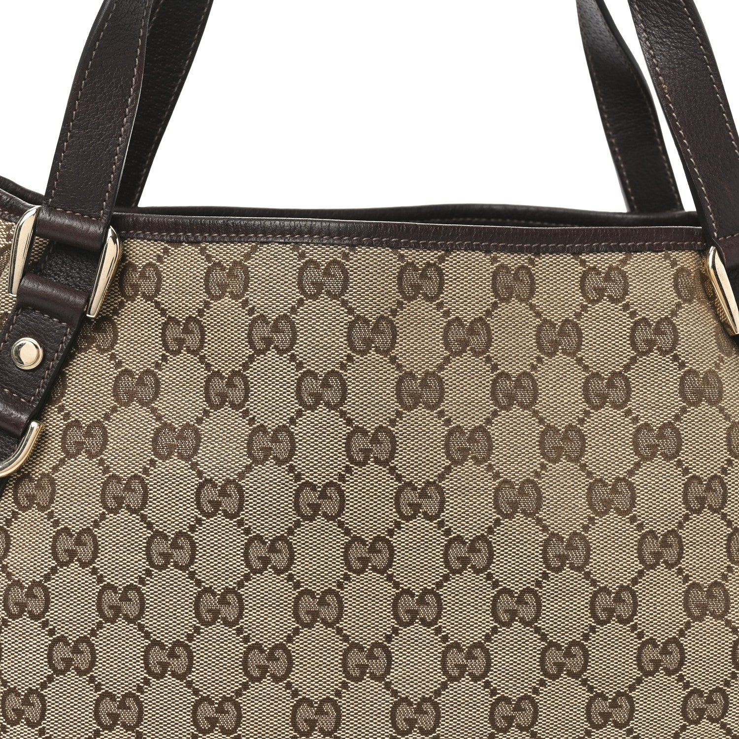 Gucci Monogram Medium Abbey Shoulder Bag Dark Brown 8 of 10