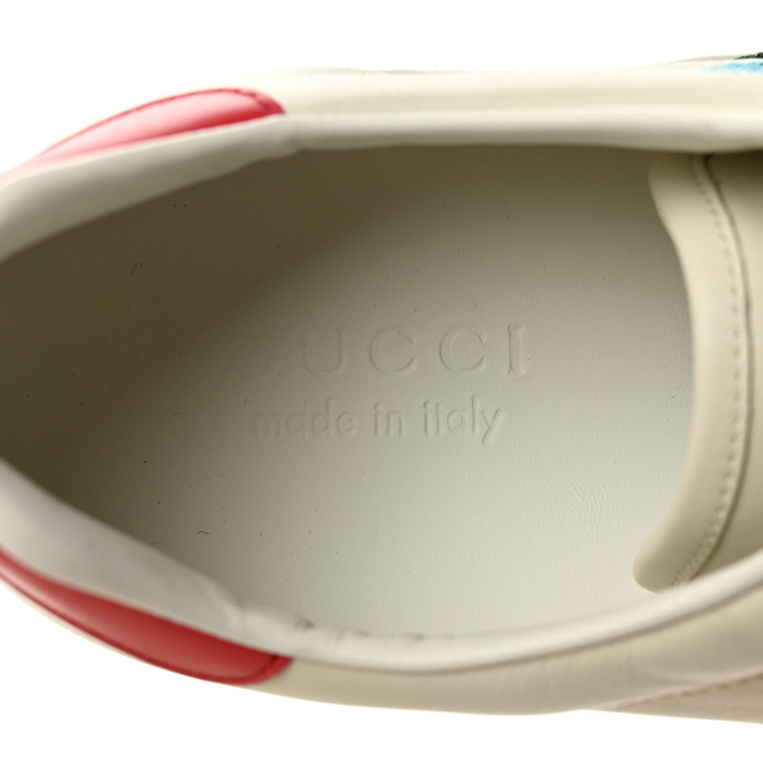 Gucci X FREYA HARTAS Calfskin Miro Soft Web Mythical Creature Embroidered Mens Ace Sneakers 8 New Mystic White 8 of 10