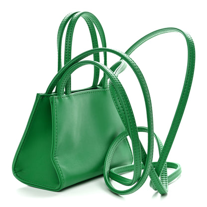Telfar Vegan Leather Small Shopping Bag Greenscreen 3 of 10