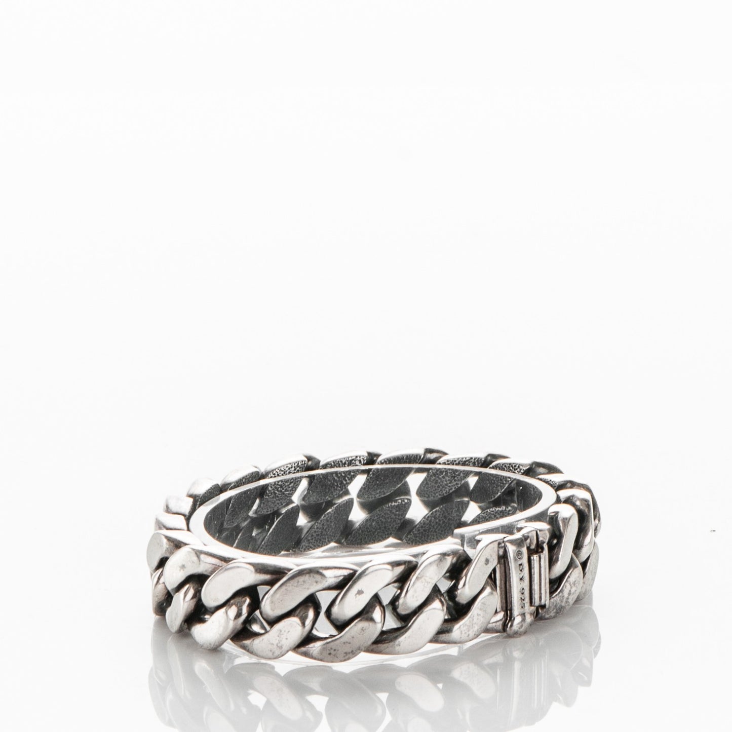 Sterling Silver 15mm Curb Chain Bracelet