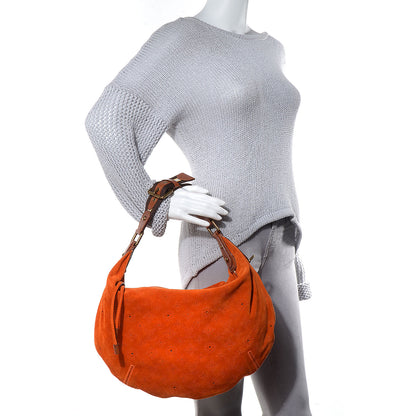 Louis Vuitton Suede Mahina Onatah GM Orange 2 of 6