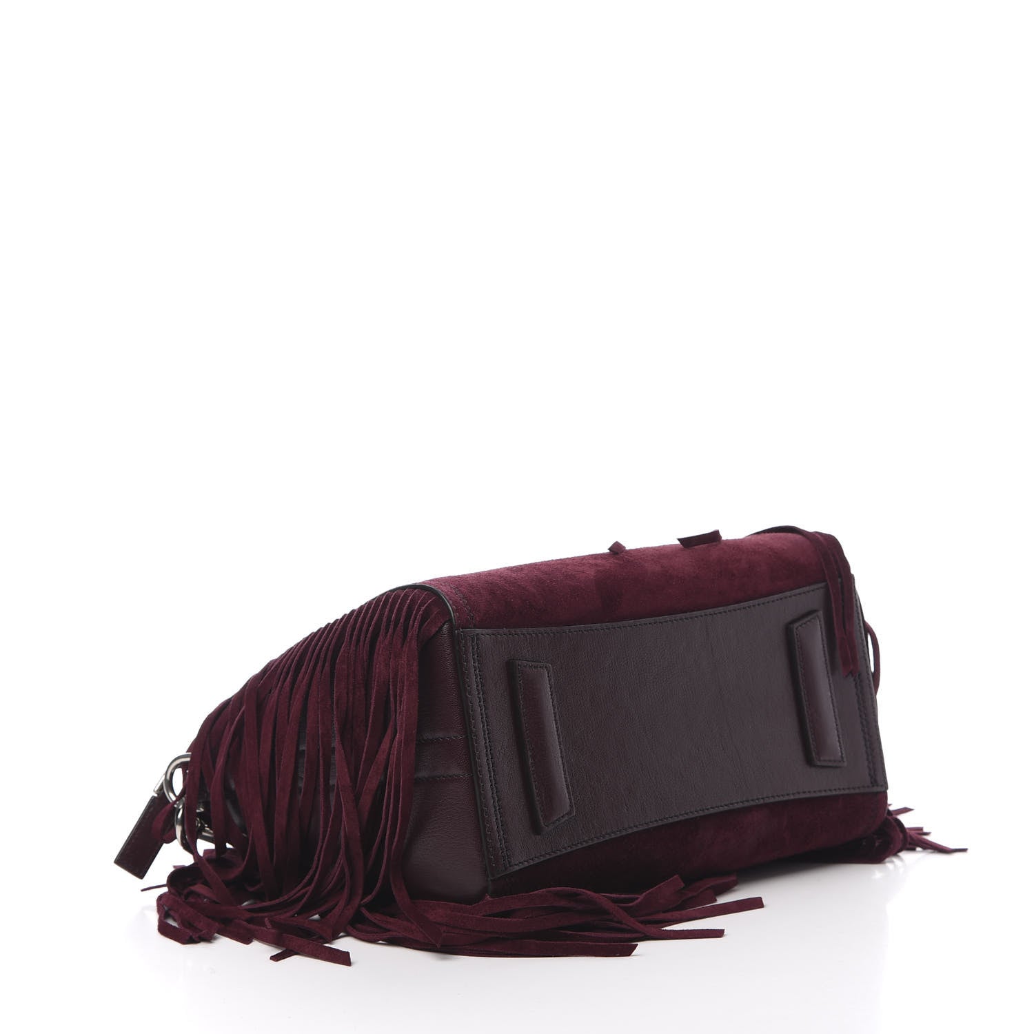 Givenchy Calfskin Suede Small Fringe Antigona Burgundy 5 of 13