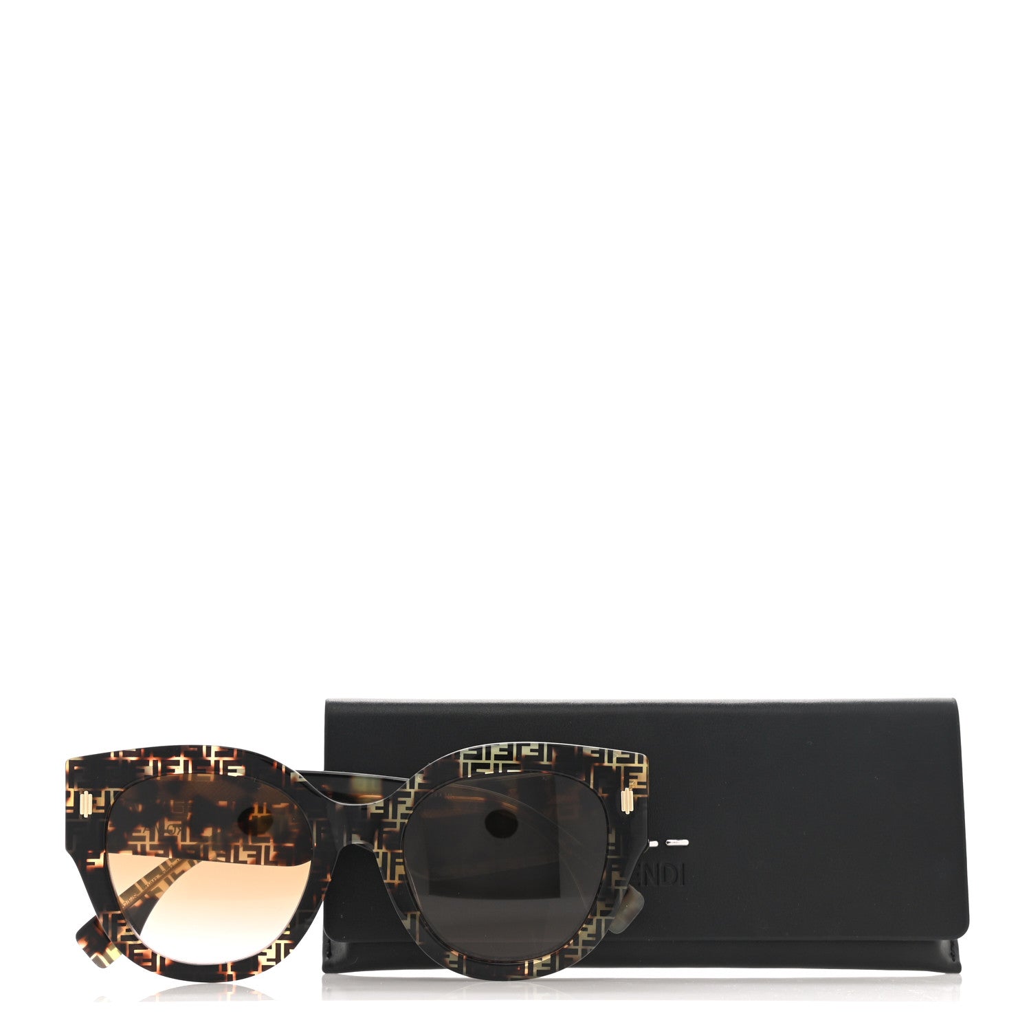 Fendi Acetate FF 53mm Sunglasses 0452/F/S Tortoise 7 of 7