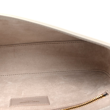 Saint Laurent Smooth Calfskin Le 5 A 7 Hobo Blanc Vintage 5 of 9