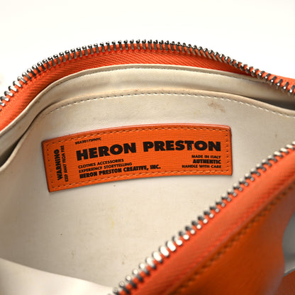 Off-White X Heron Preston PVC Transparent Crossbody Bag Orange White 7 of 19