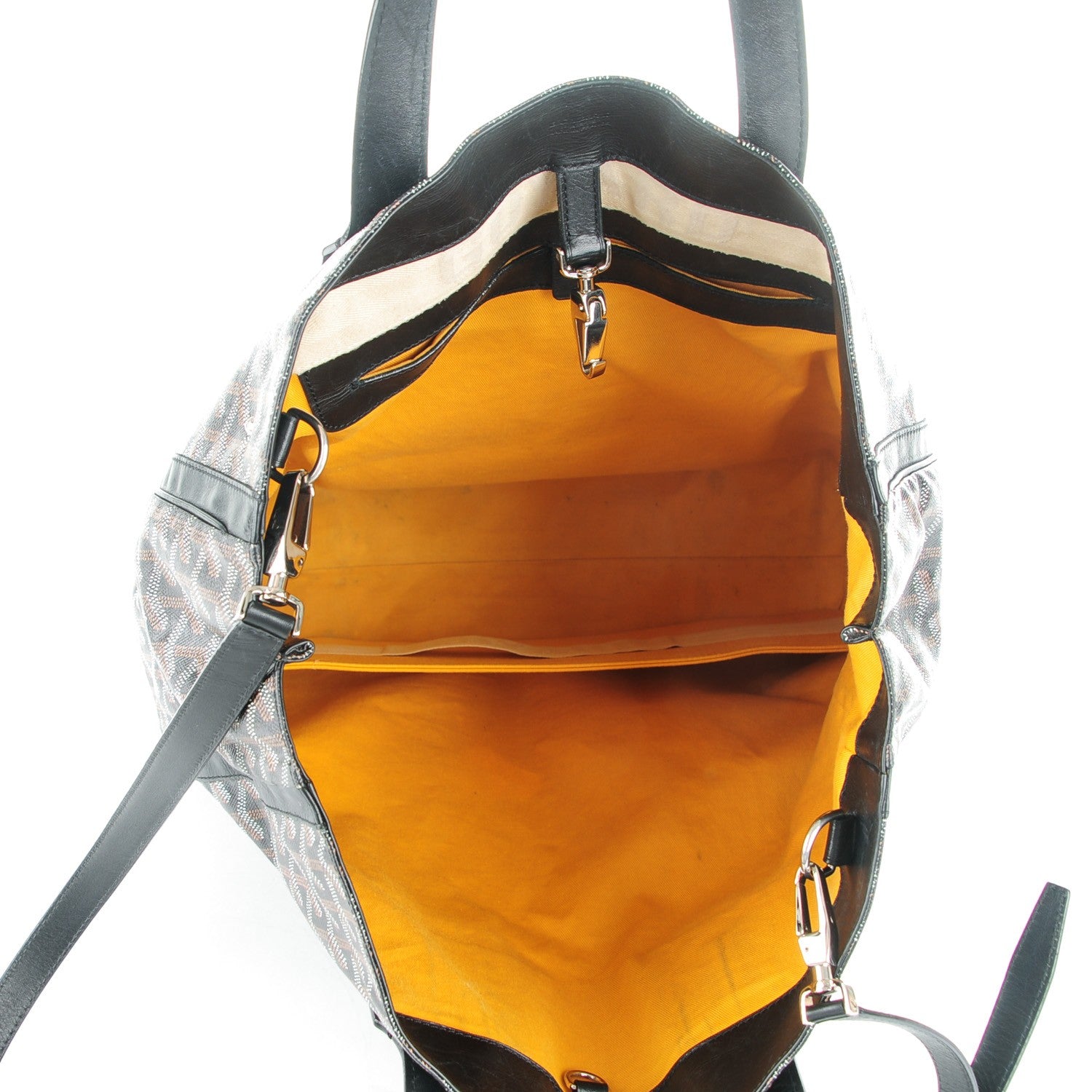 Goyard Goyardine Voltaire Tote Black 9 of 12