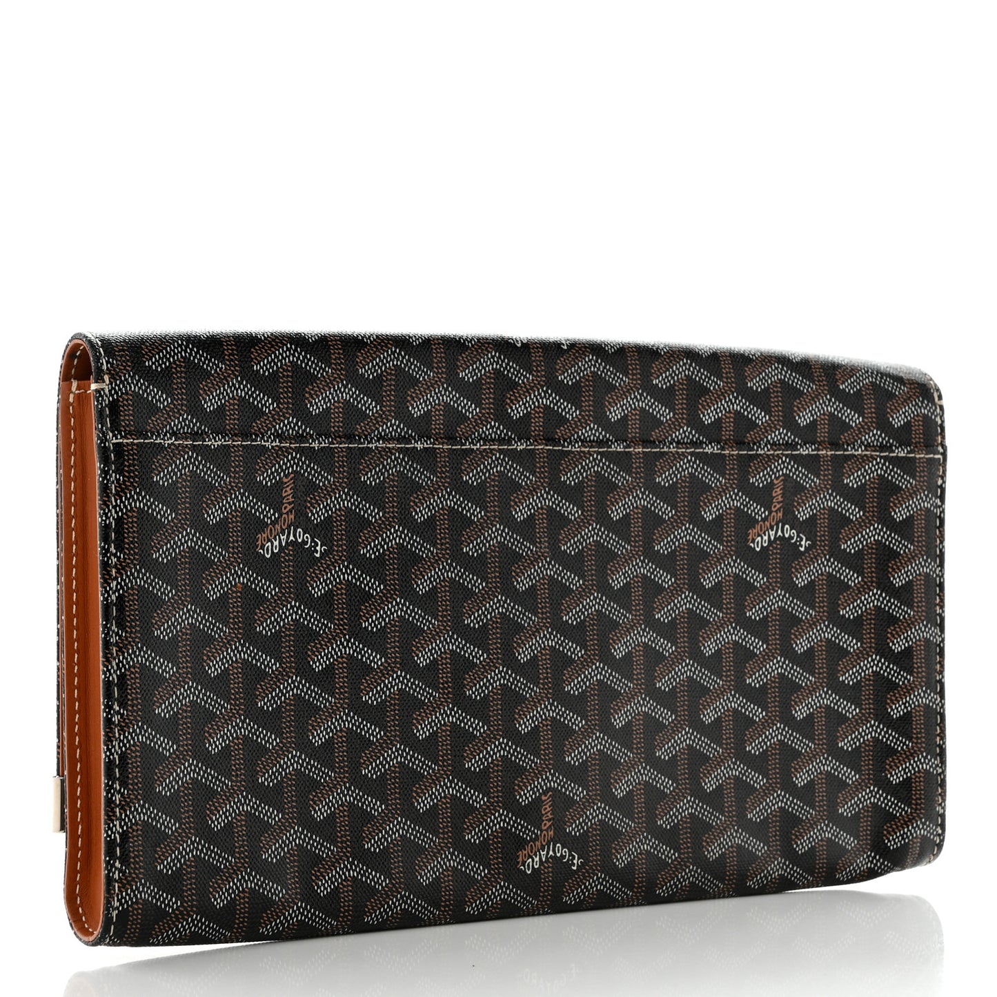 Goyardine Monte Carlo Bois Clutch Black