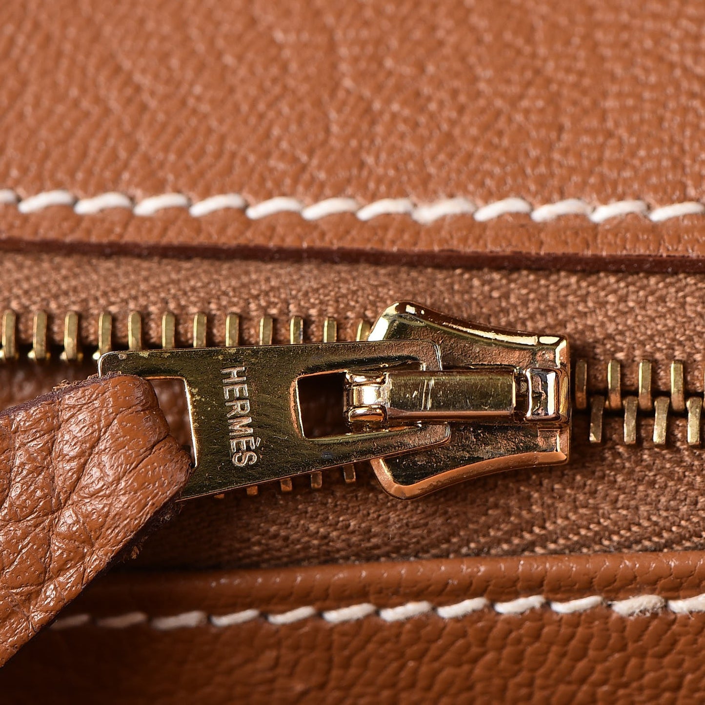 Taurillon Clemence Birkin 35 Gold