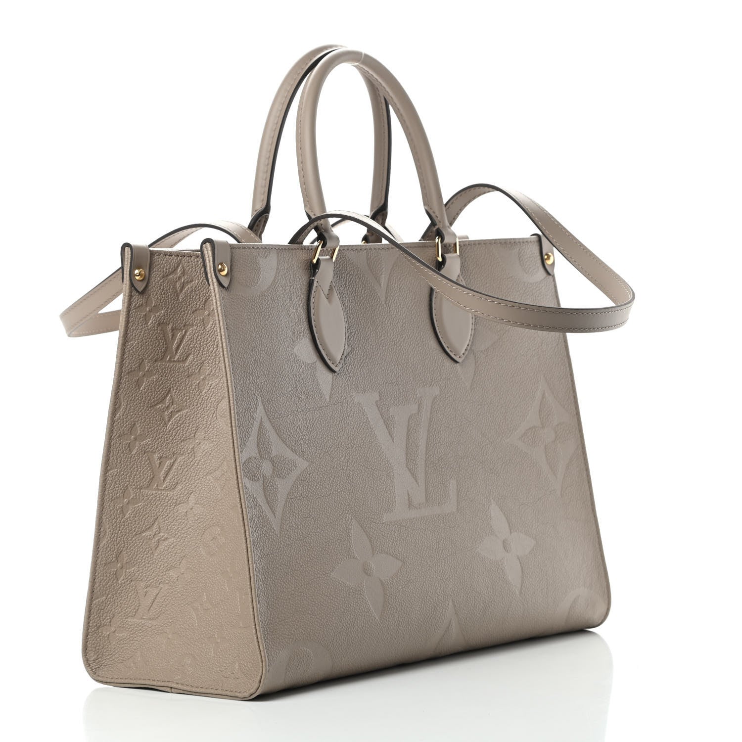 Louis Vuitton Empreinte Monogram Giant Onthego MM Tourterelle 3 of 9