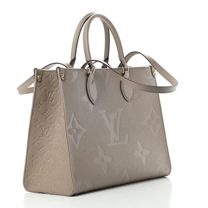 Louis Vuitton Empreinte Monogram Giant Onthego MM Tourterelle 3 of 9