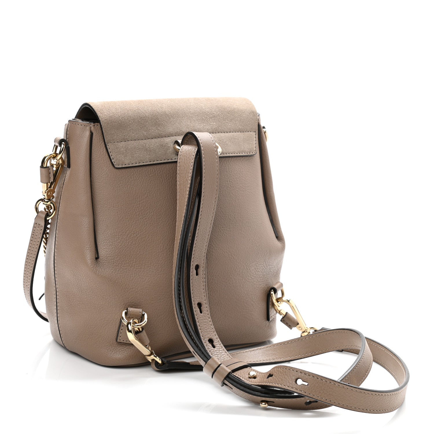 Chloe Suede Calfskin Medium Faye Backpack Motty Grey 3 of 11