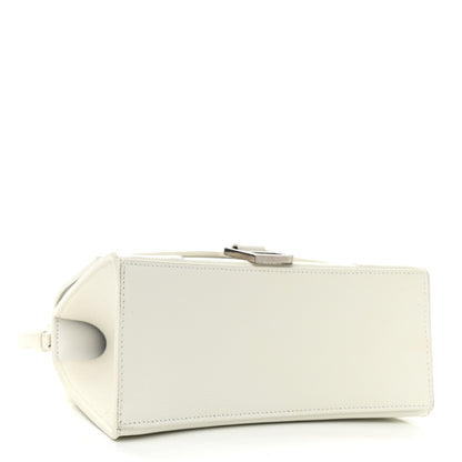 Balenciaga Grained Calfskin Small Hourglass Top Handle Bag White 4 of 12