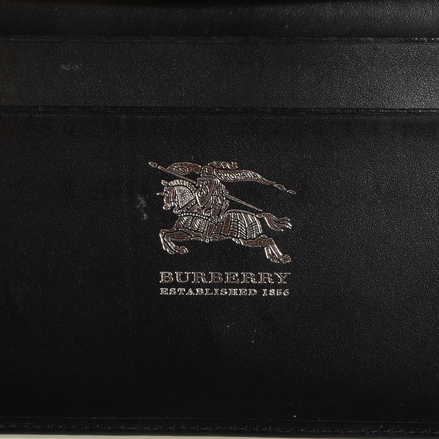 Burberry Haymarket Check Molly Continental Wallet Black 6 of 8