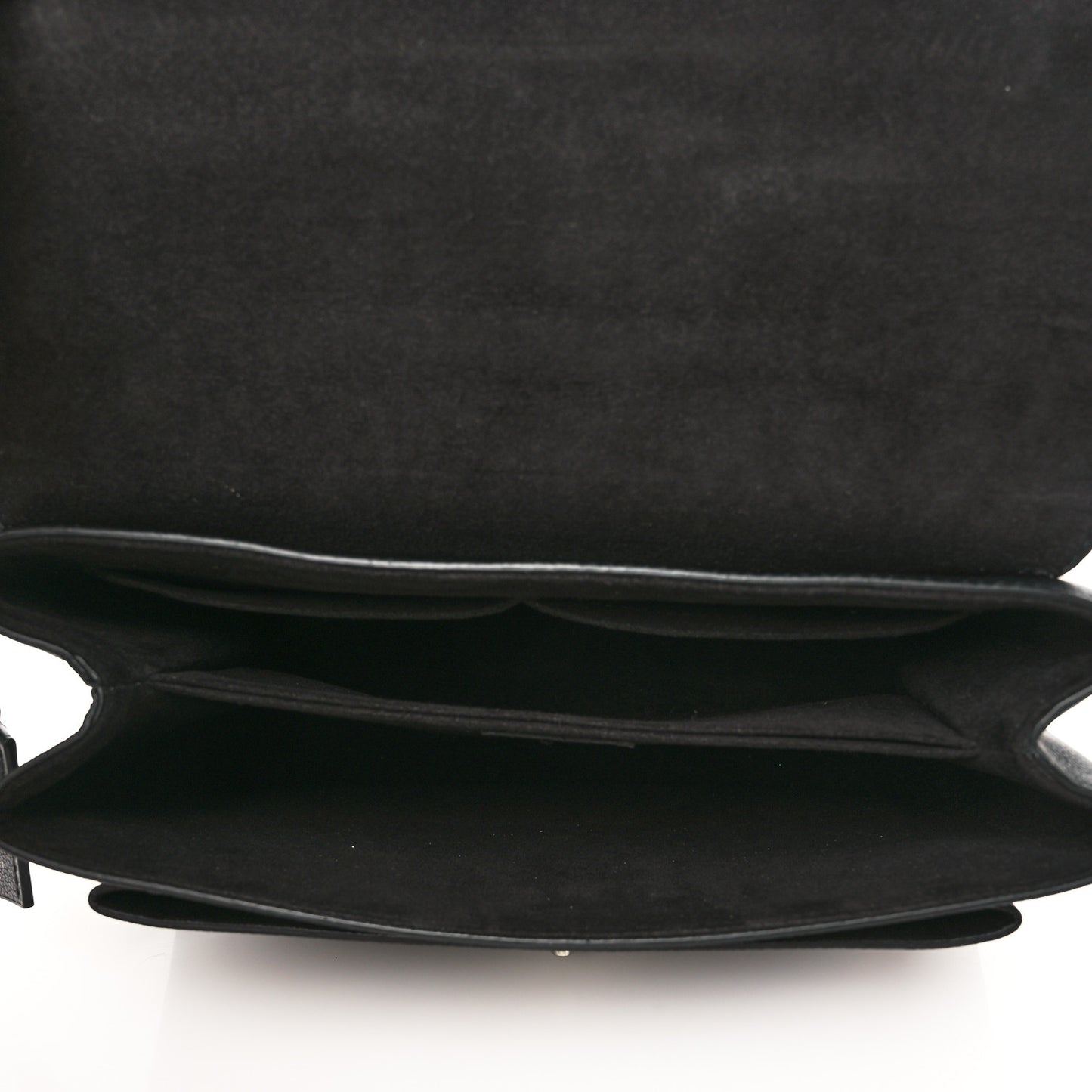 Soft Calfskin My Lockme Top Handle Black