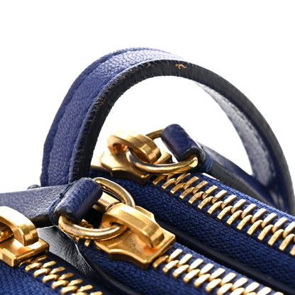 Celine Lambskin Large Trio Crossbody Bag Indigo 15 of 17