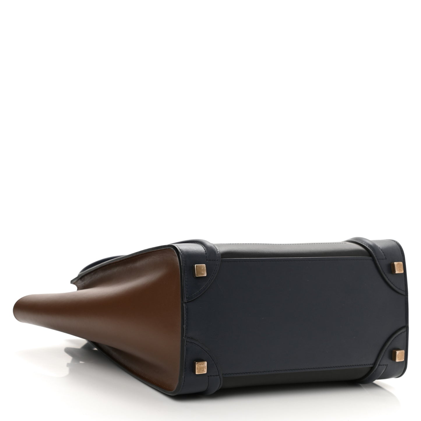 Smooth Calfskin Micro Tri-Color Luggage Black