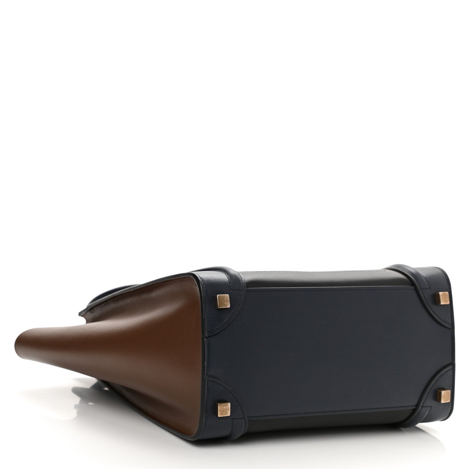 Celine Smooth Calfskin Micro Tri-Color Luggage Black 3 of 7