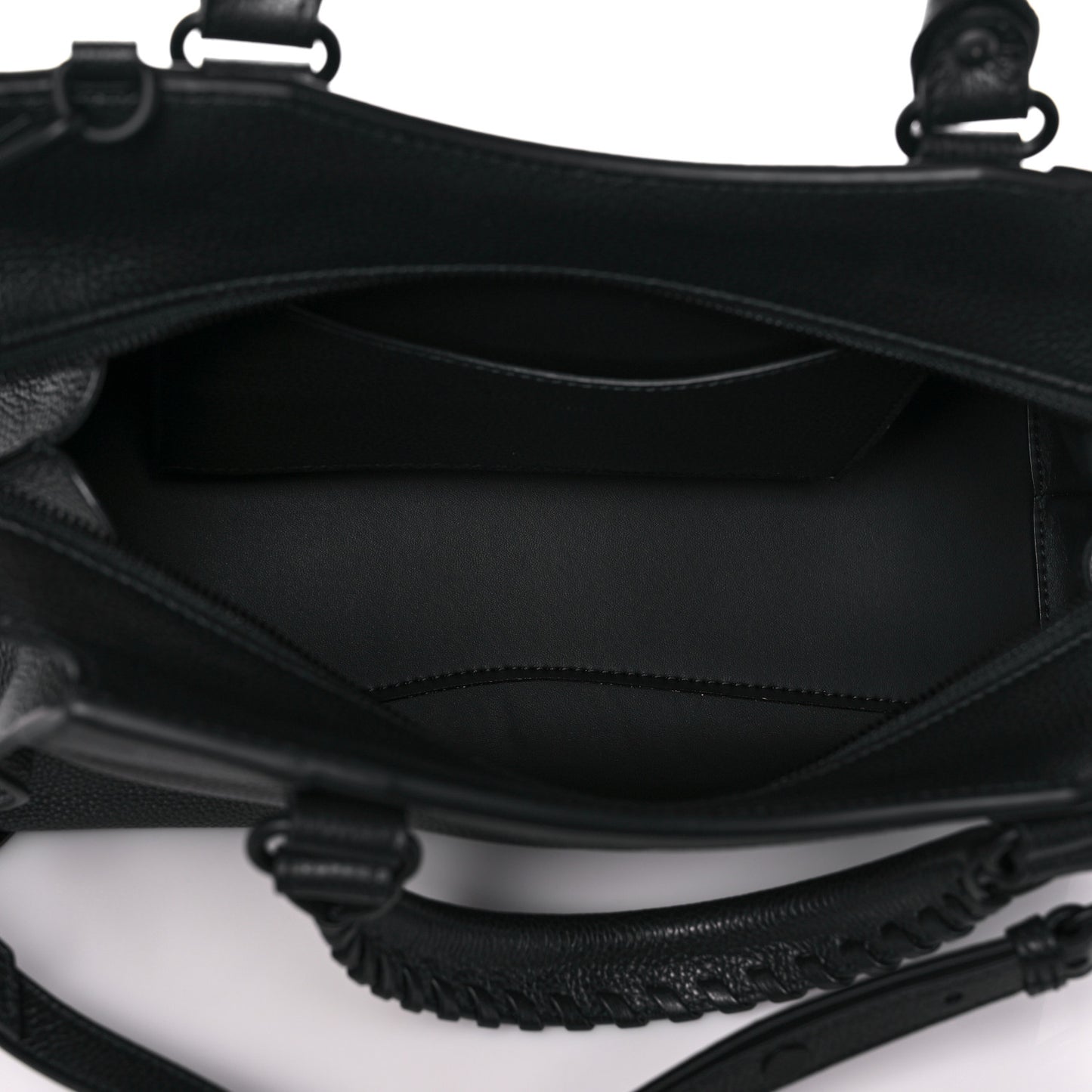 Grained Calfskin Neo Classic Black Hardware S City Black