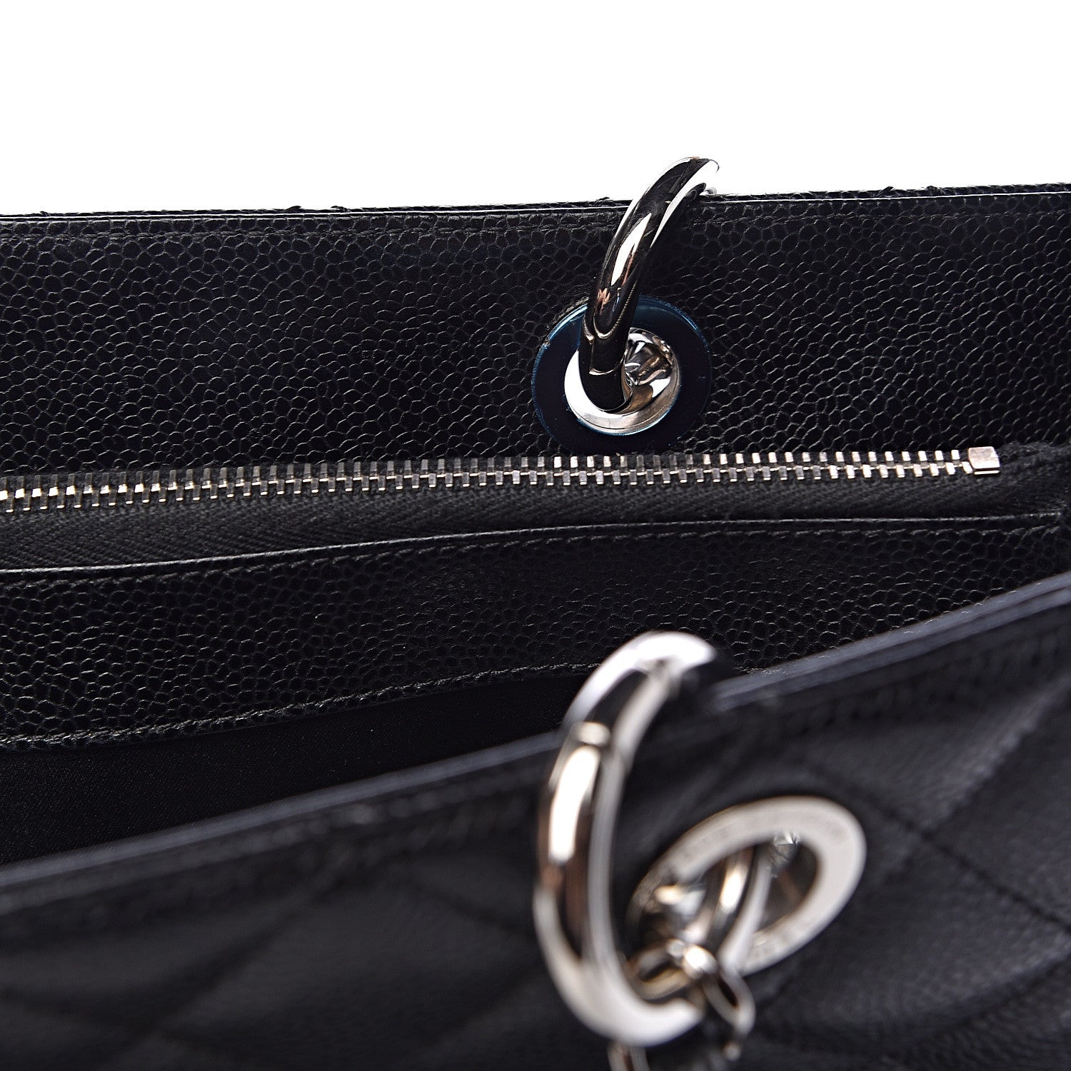 Chanel Caviar Quilted Grand Shopping Tote GST Black 17 of 18