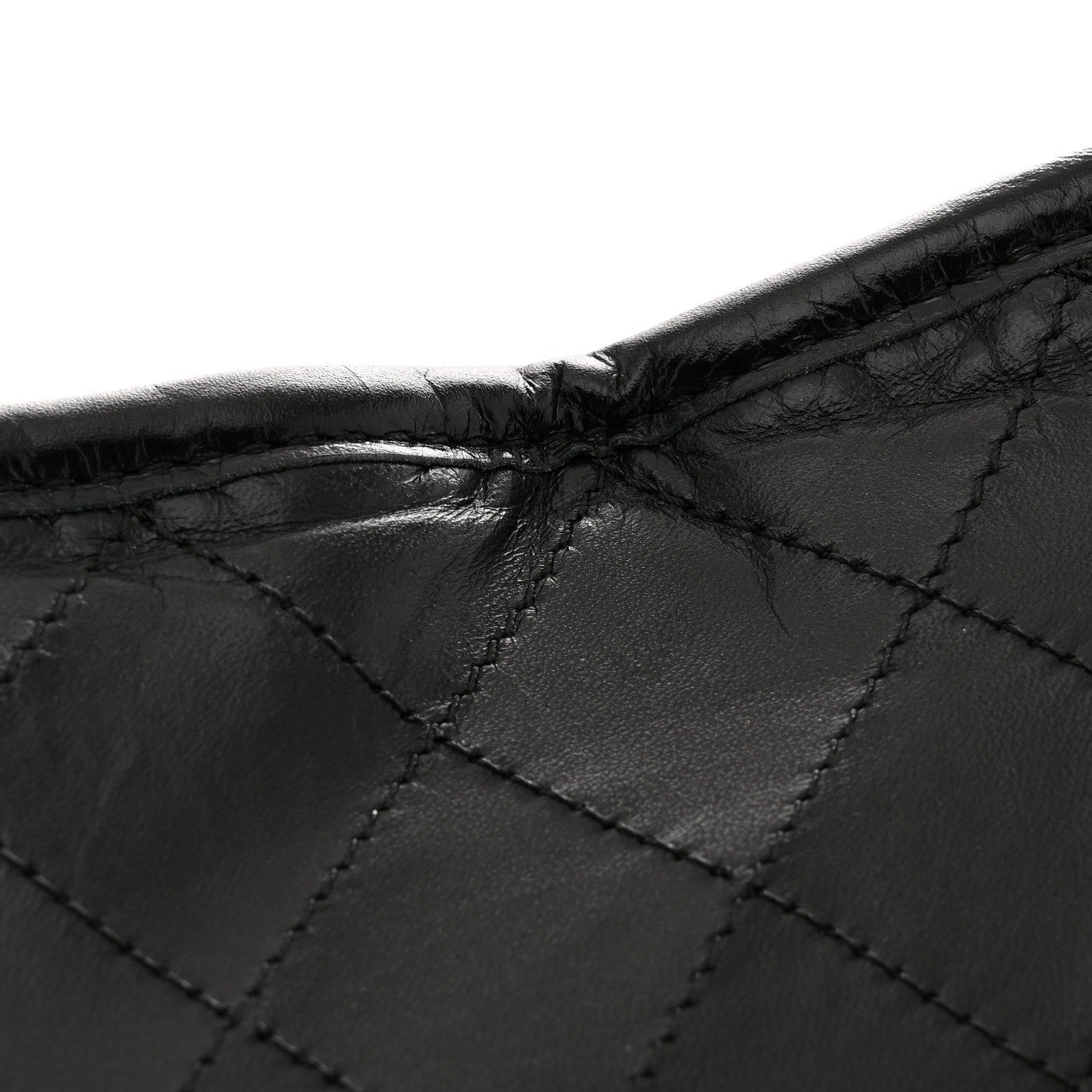 Chanel Aged Calfskin Quilted Medium Gabrielle Hobo Black 11 of 12