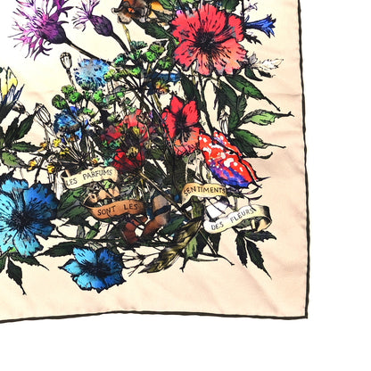 Christian Dior Silk D-Millefiori 70 Square Scarf Pink Multicolor 2 of 3