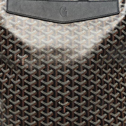 Goyard Goyardine Calfskin Cisalpin MM Backpack Black 7 of 10