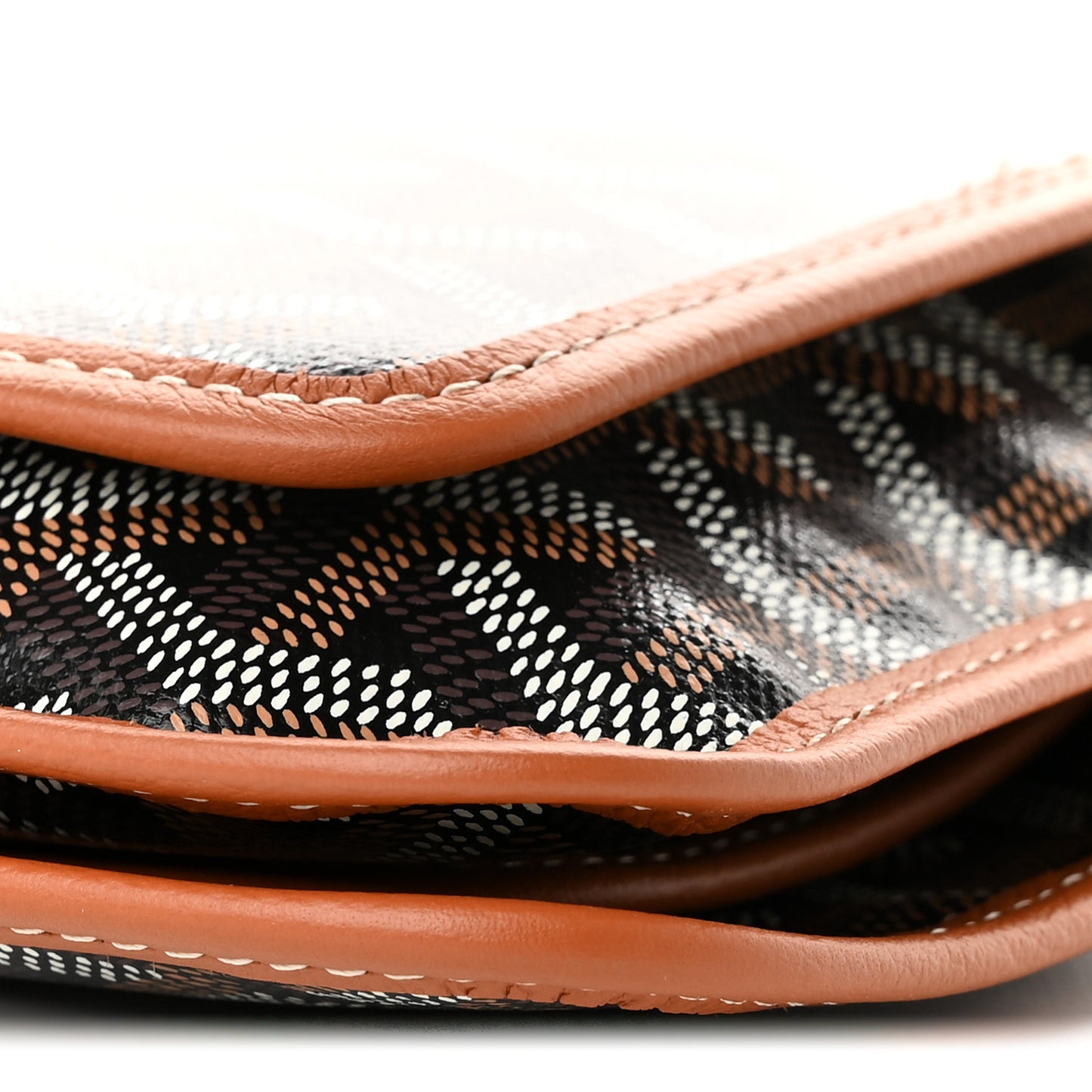 Goyardine Plumet Wallet Clutch Black Gold