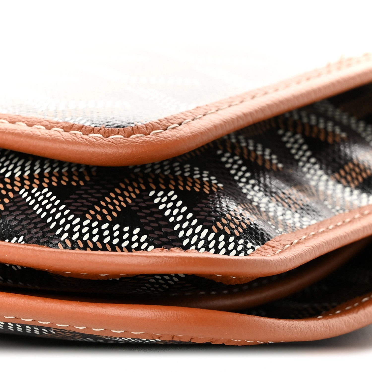 Goyard Goyardine Plumet Wallet Clutch Black Gold 9 of 9