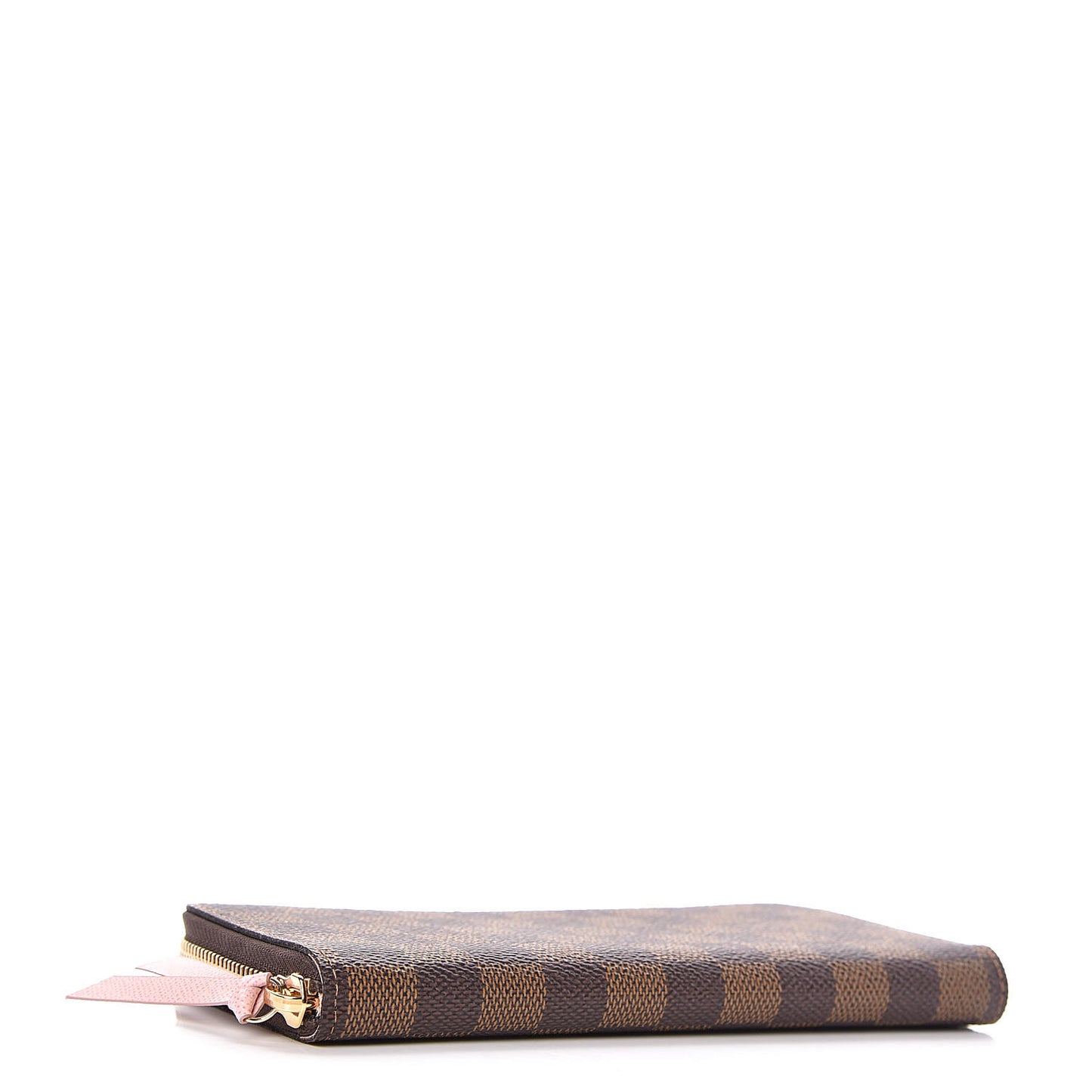 Damier Ebene Clemence Wallet Rose Ballerine