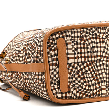 MCM Visetos Large Liz Reversible Shopper Tote Cognac 12 of 16