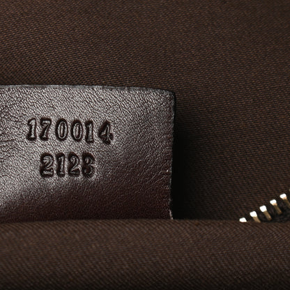 Gucci Monogram Large Wave Hobo Dark Brown 7 of 9