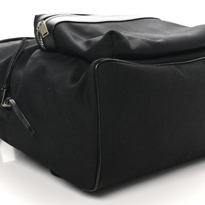 Saint Laurent Canvas City Backpack Black 9 of 10