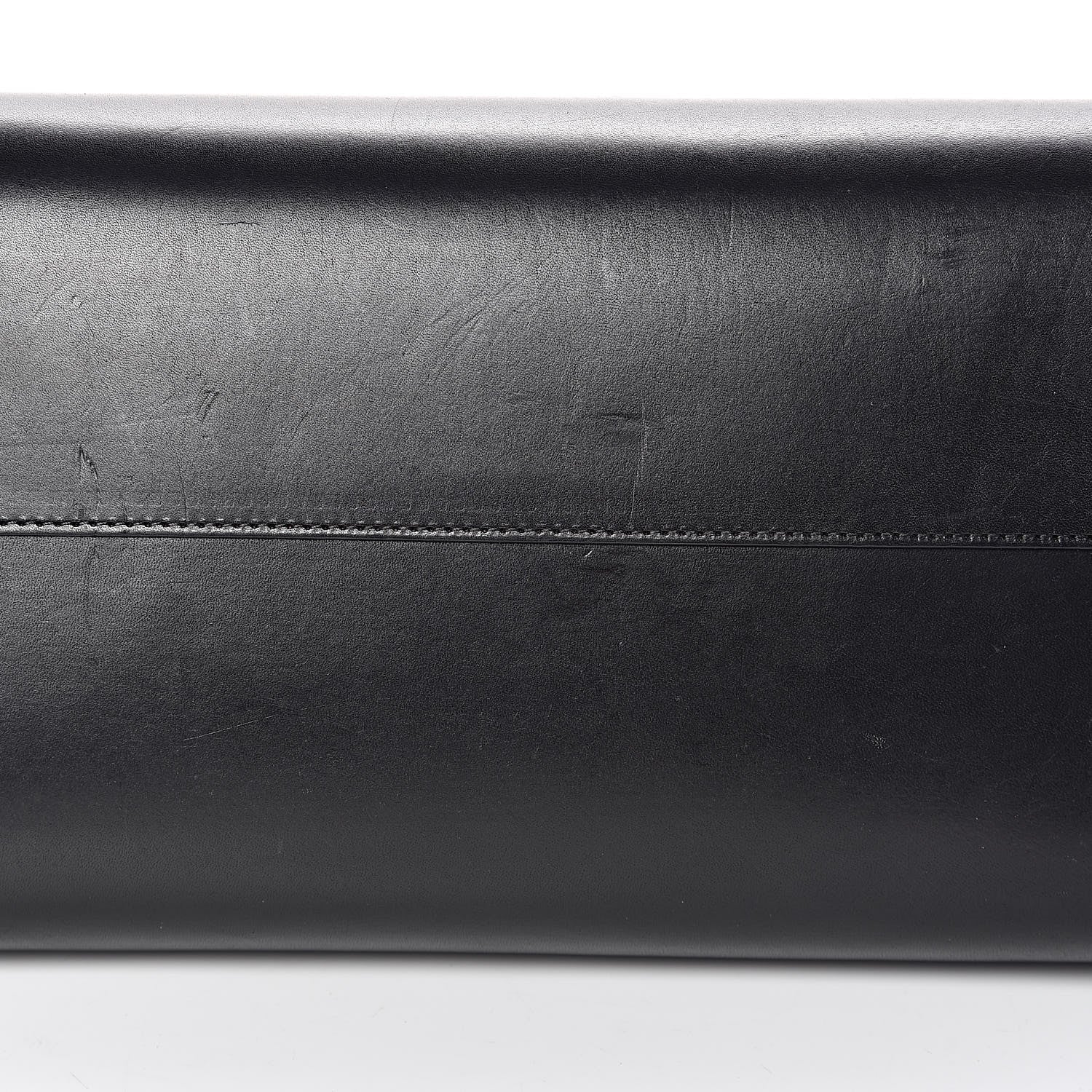 Mansur Gavriel Calfskin Large Shopping Tote Black Flamma 24 of 24