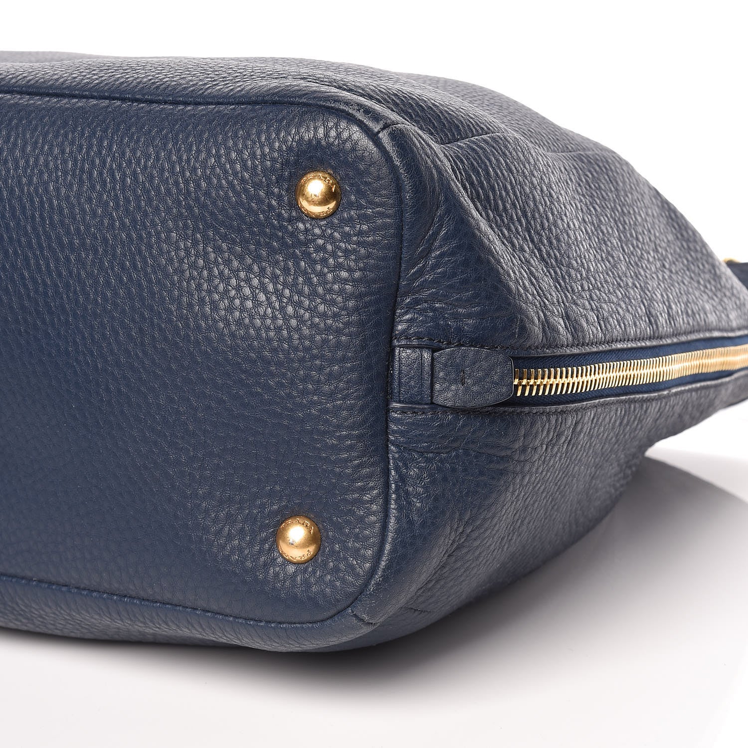 Prada Vitello Daino Tote Bluette 10 of 11