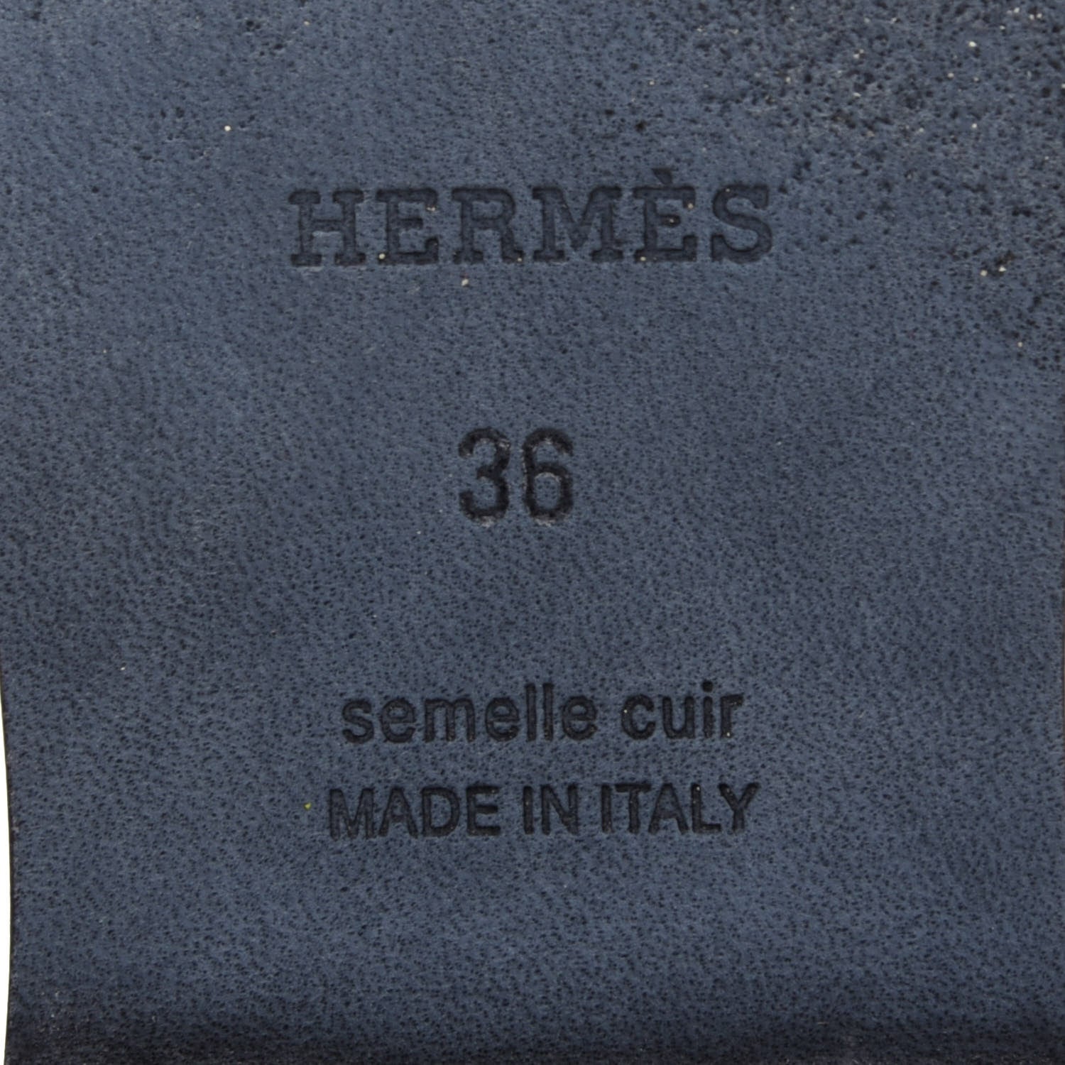 Hermes Calfskin Auteuil Sandals 36 Marron Havane 8 of 10