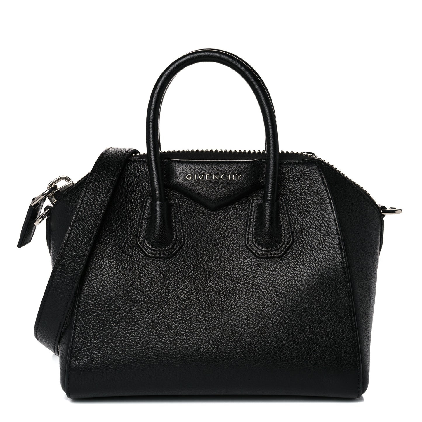 Sugar Goatskin Mini Antigona Black